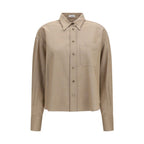 Beige Denim Shirt