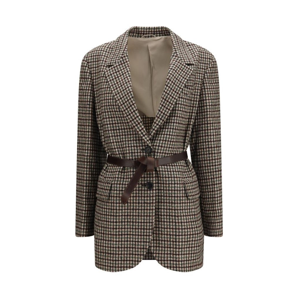 Beige Mohair Blazer