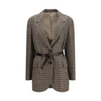 Beige Mohair Blazer