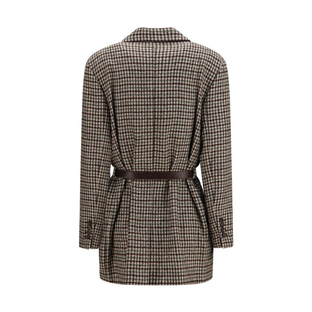 Beige Mohair Blazer