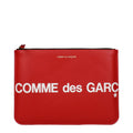 Red Leather Clutch Bag