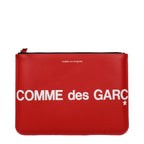 Red Leather Clutch Bag
