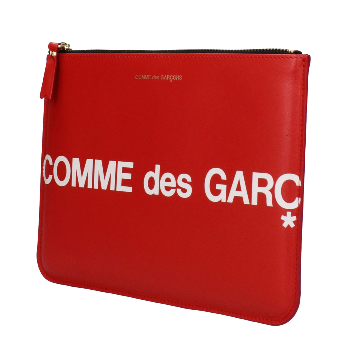Red Leather Clutch Bag