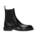 Black Leather Ankle Boots