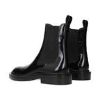 Black Leather Ankle Boots