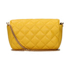 Yellow Leather Crossbody Bag