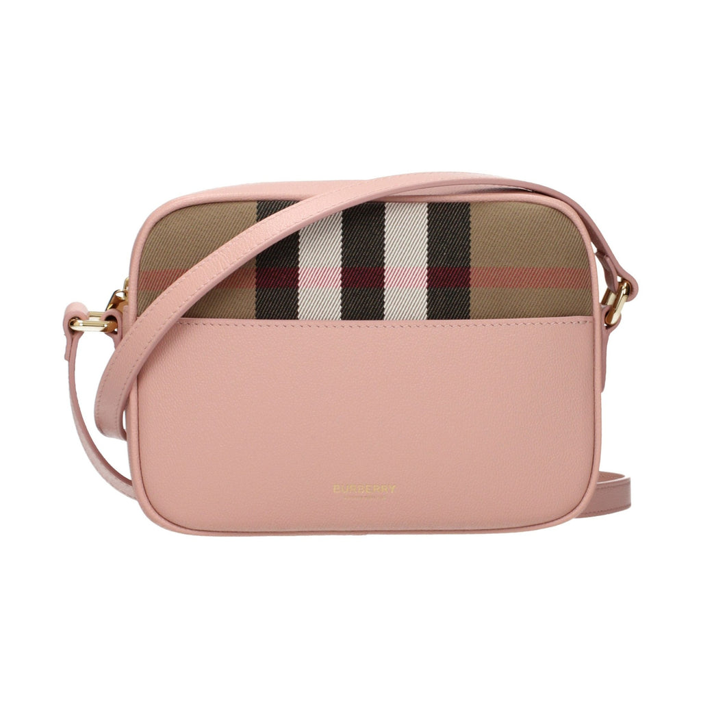 Pink Leather Crossbody Bag