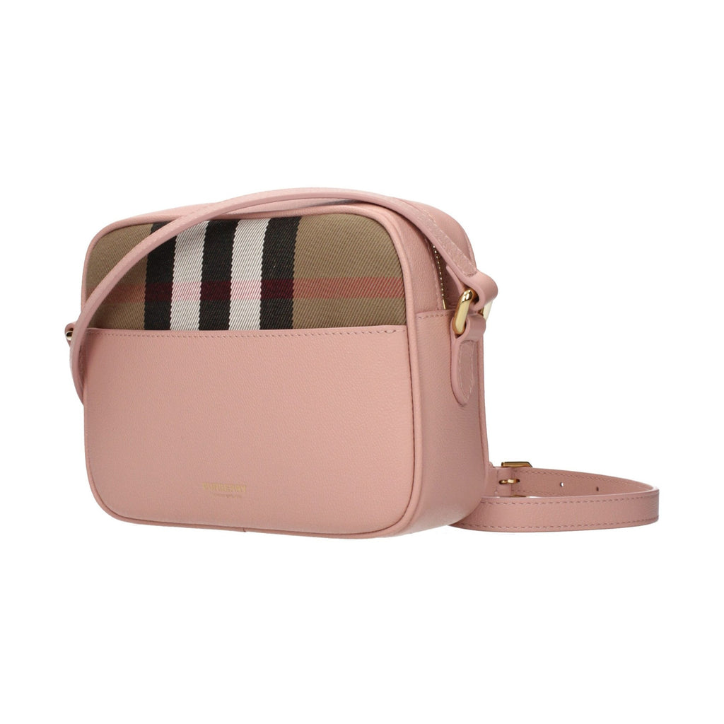 Pink Leather Crossbody Bag