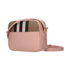 Pink Leather Crossbody Bag