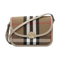 Brown Fabric Crossbody Bag