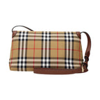Beige Fabric Crossbody Bag