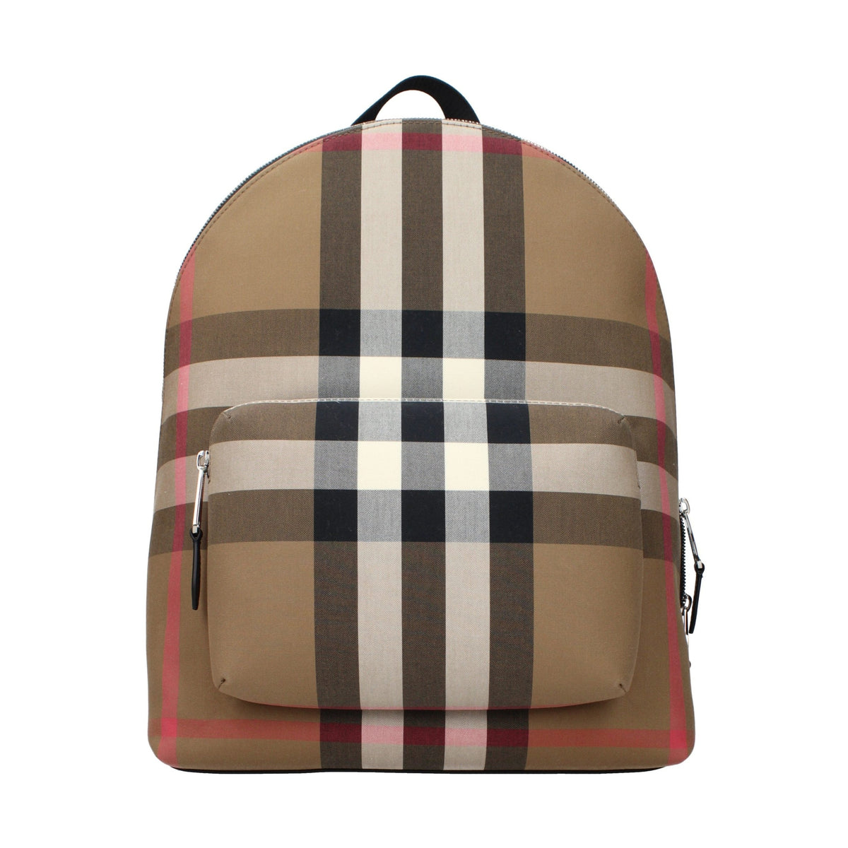 Beige Fabric Backpack
