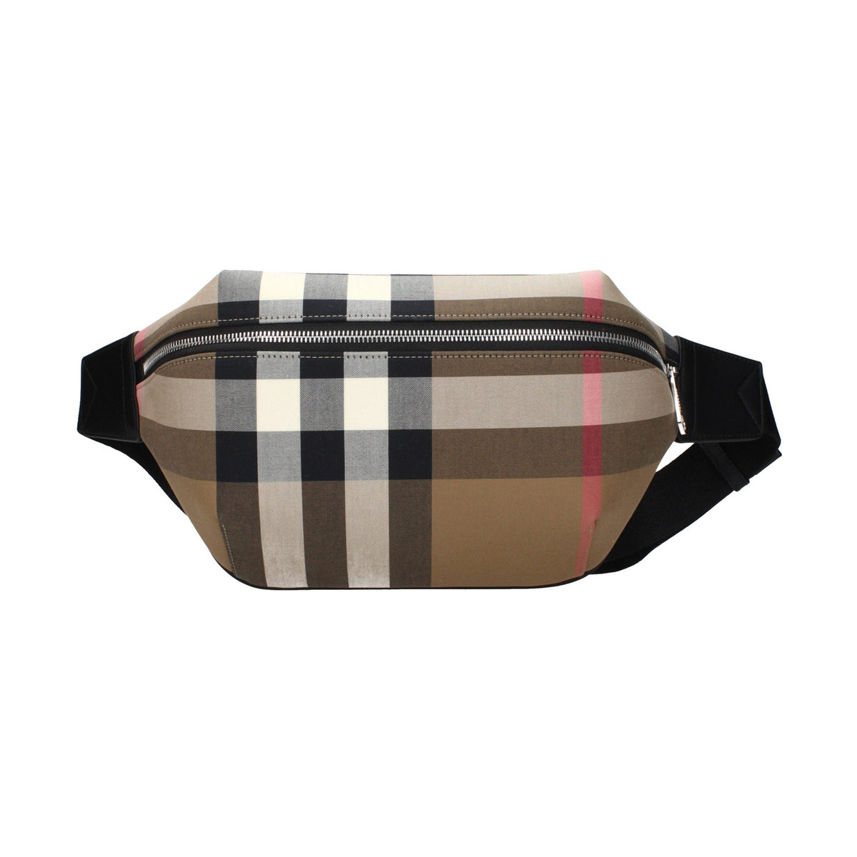 Beige Fabric Backpack