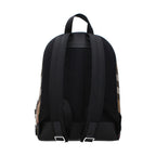 Beige Fabric Backpack