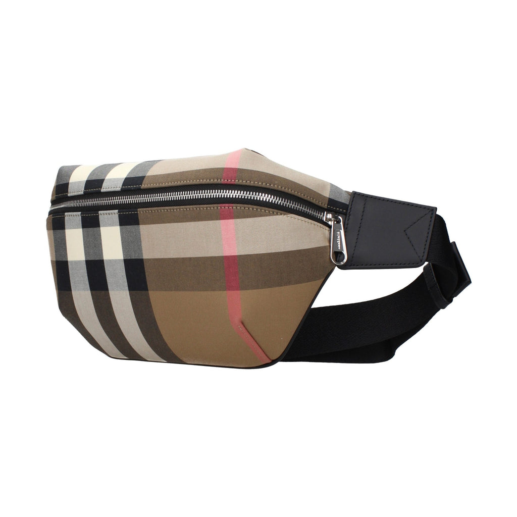 Beige Fabric Backpack