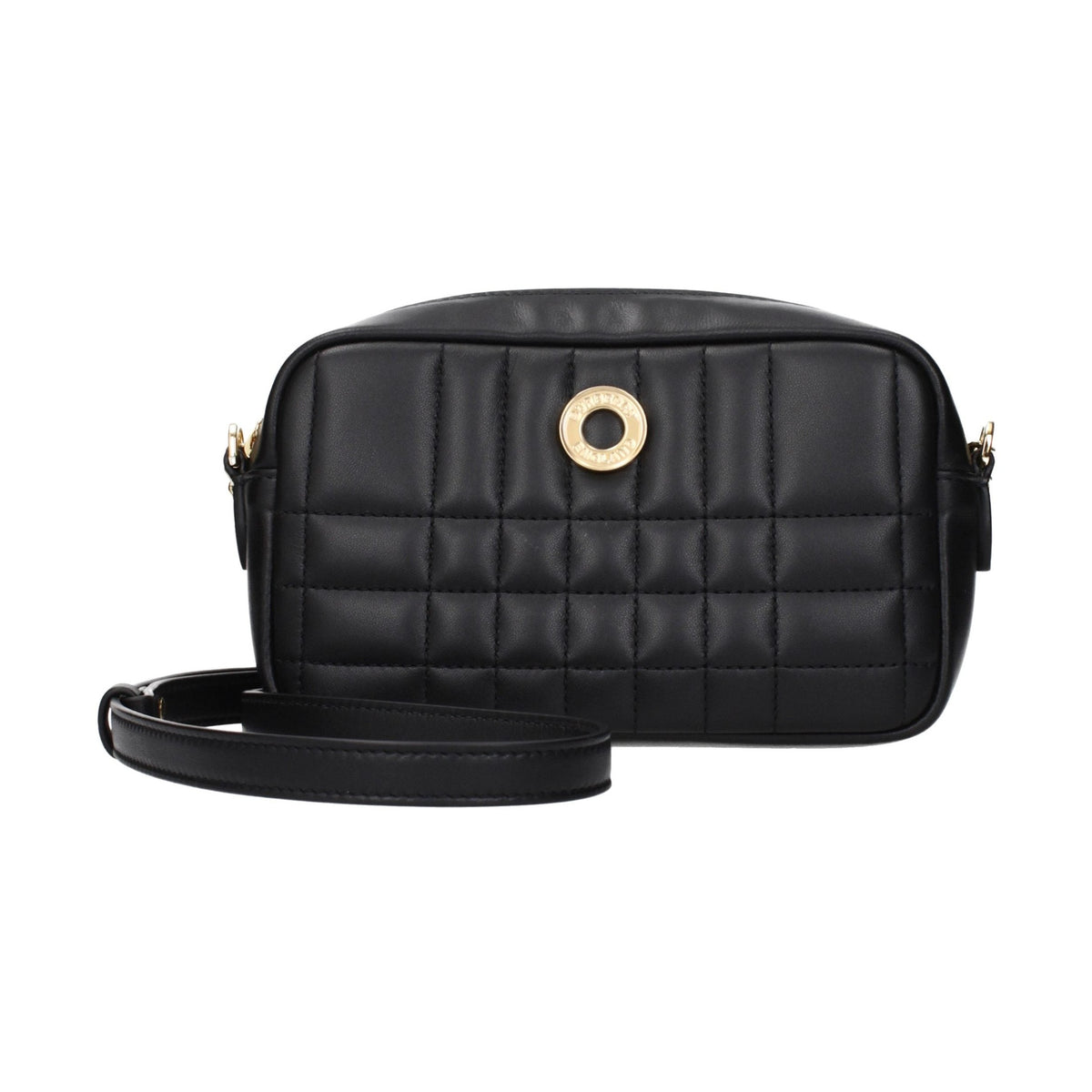 Black Leather Crossbody Bag