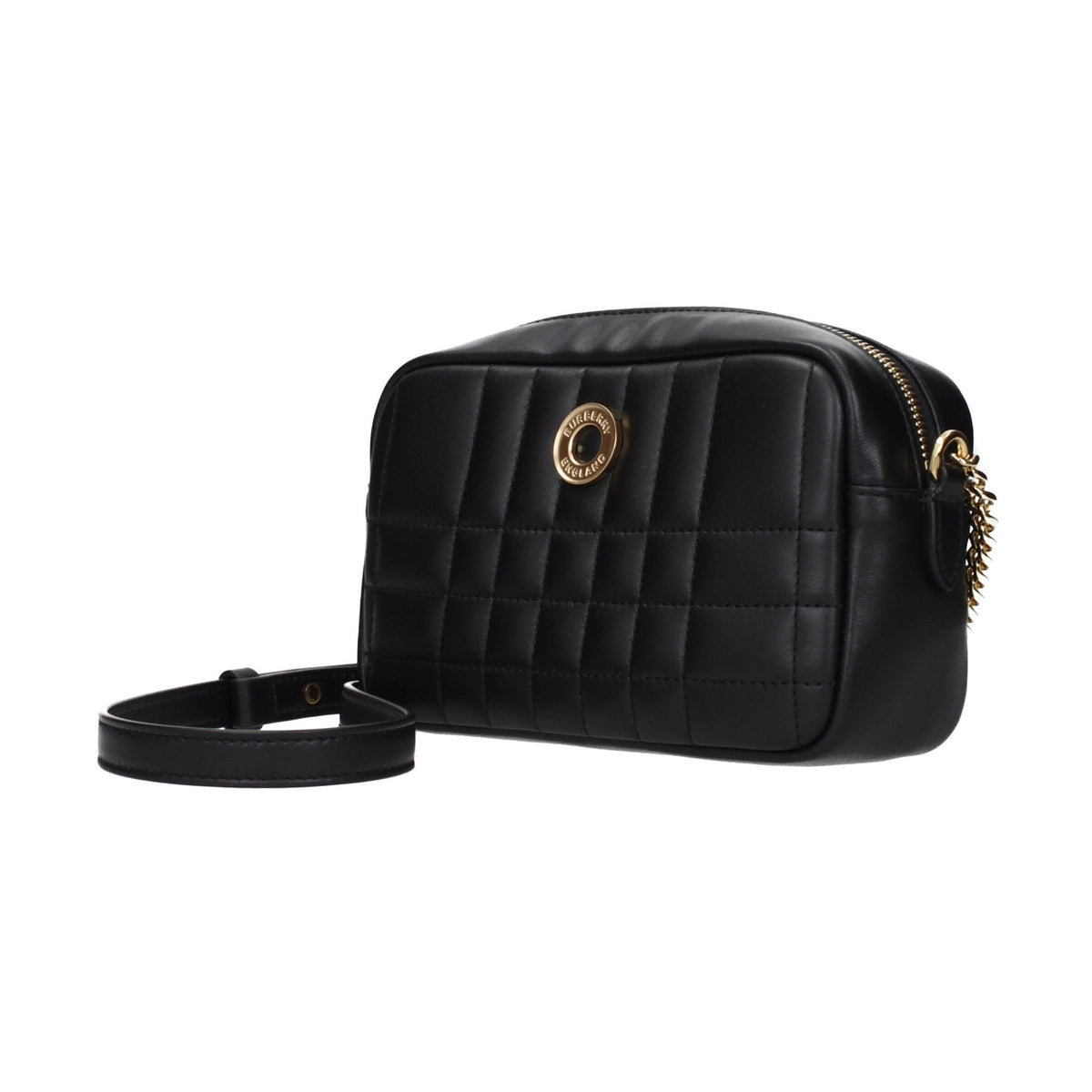 Black Leather Crossbody Bag