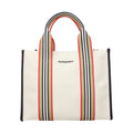 Beige Fabric Handbag