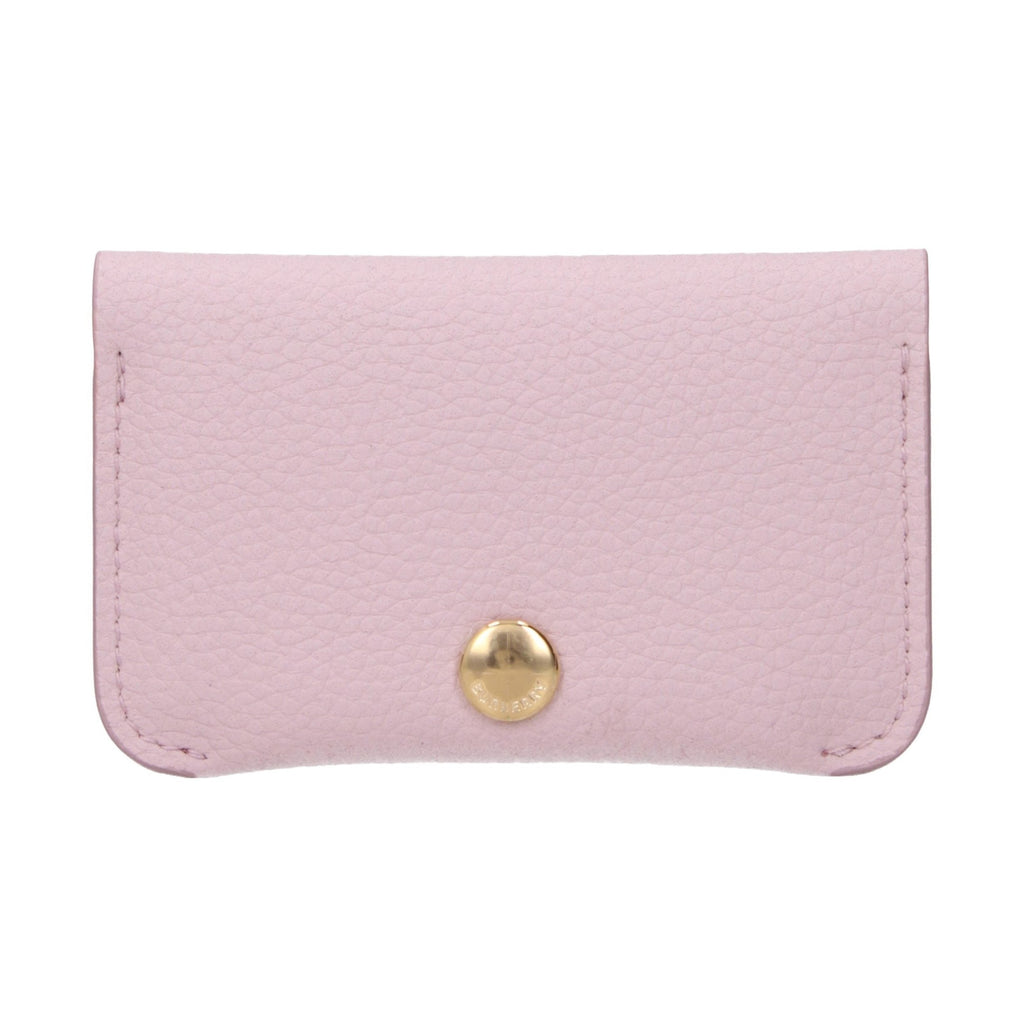 Pink Leather Cardholder