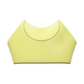 Yellow Leather Clutch Bag