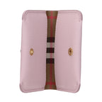 Pink Leather Cardholder