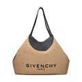 Beige Raffia Shoulder Bag