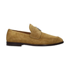 Brown Leather Slip-On Loafers