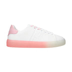White Leather Low Top Sneakers