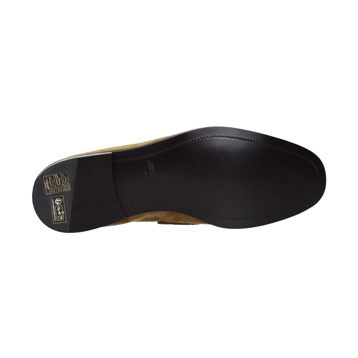 Brown Leather Slip-On Loafers