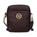 Purple Leather Crossbody Bag