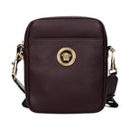 Purple Leather Crossbody Bag