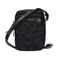 Black Fabric Crossbody Bag