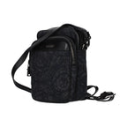 Black Fabric Crossbody Bag
