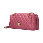 Pink Leather Shoulder Bag