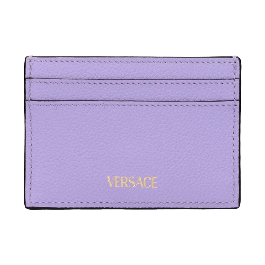 Purple Leather Cardholder