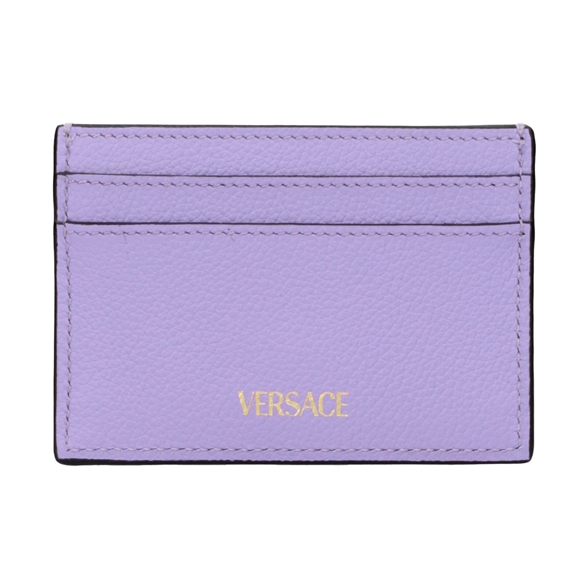 Purple Leather Cardholder