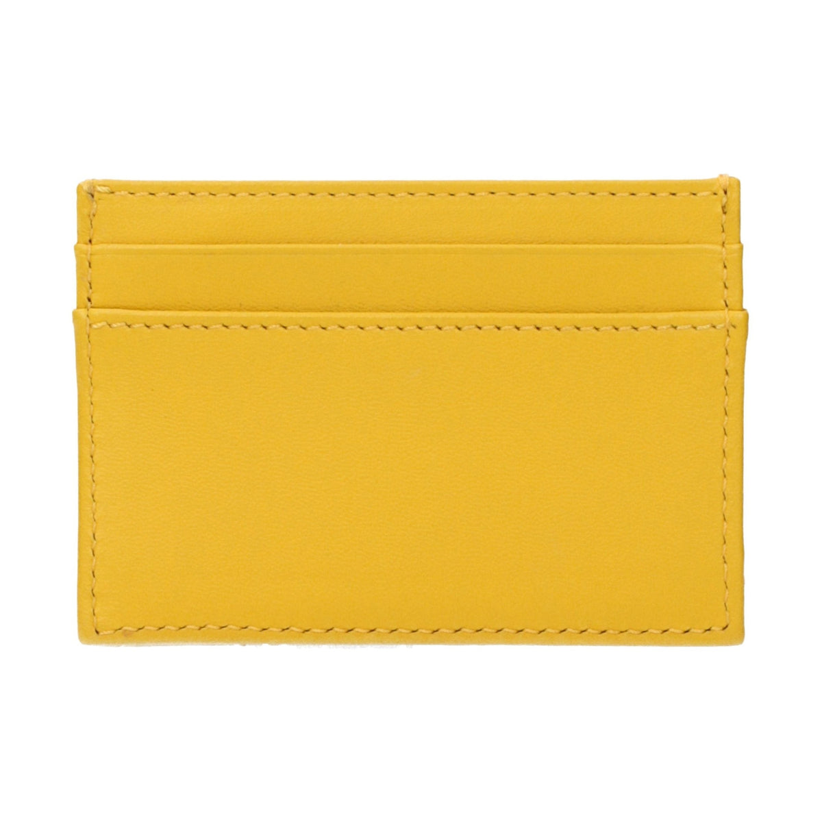 Yellow Leather Cardholder
