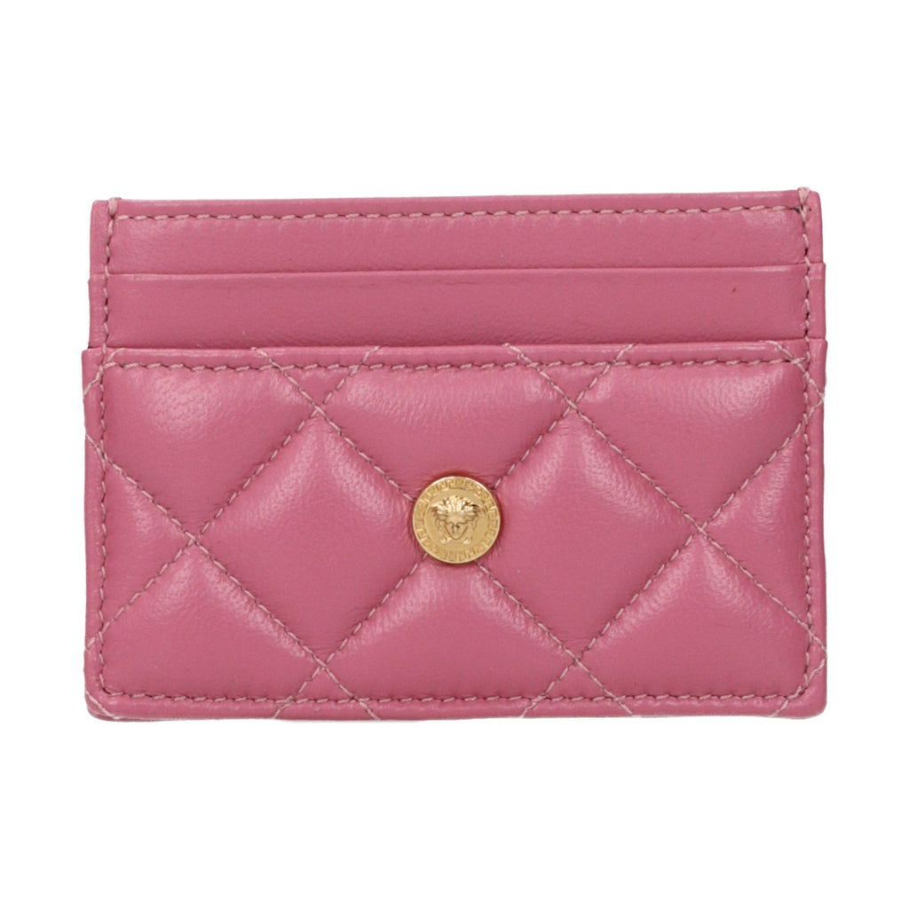 Pink Leather Cardholder