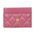 Pink Leather Cardholder