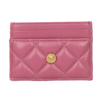 Pink Leather Cardholder