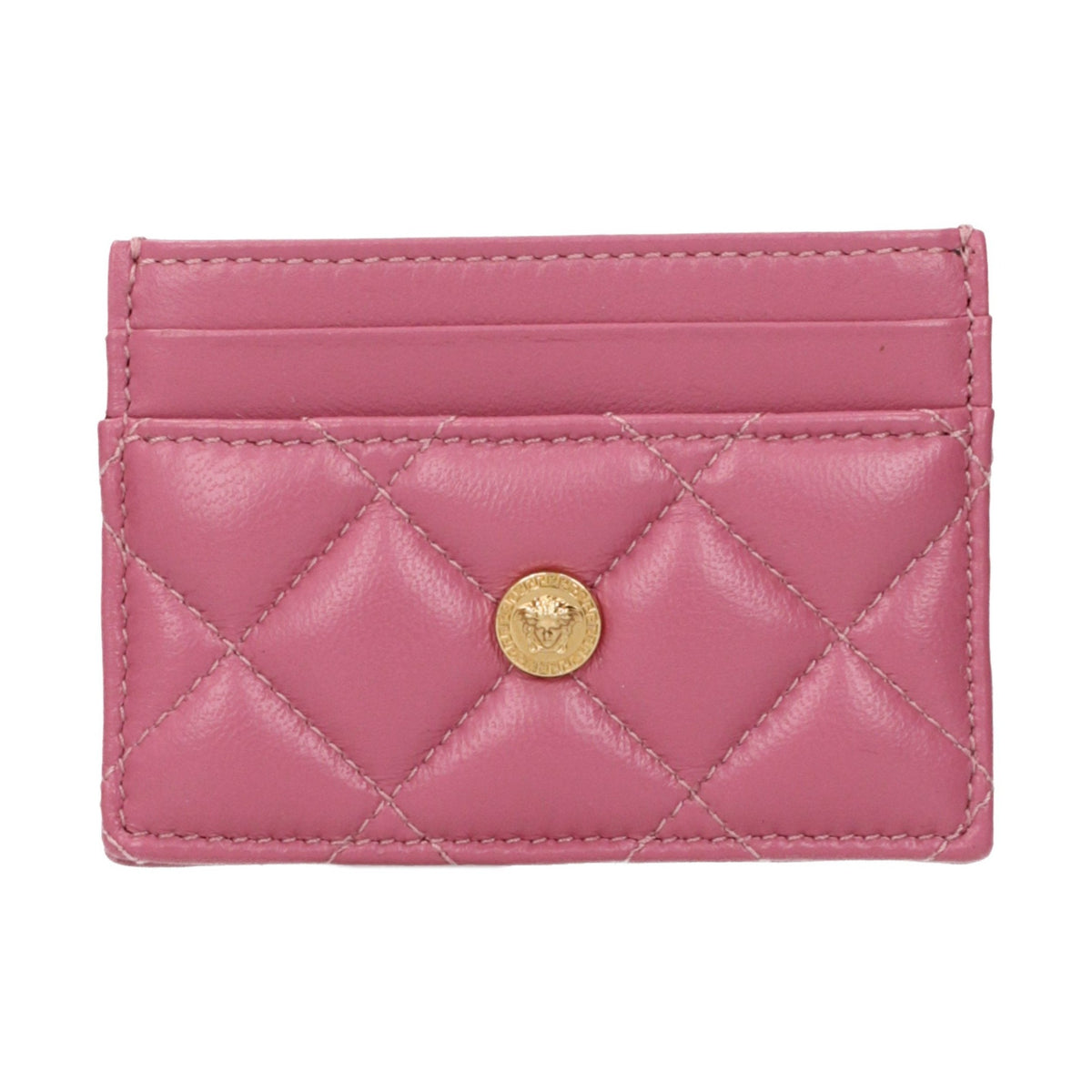 Pink Leather Cardholder