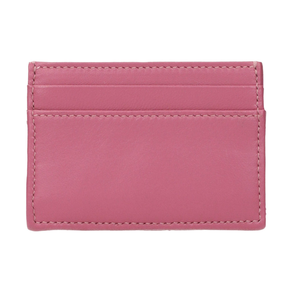 Pink Leather Cardholder