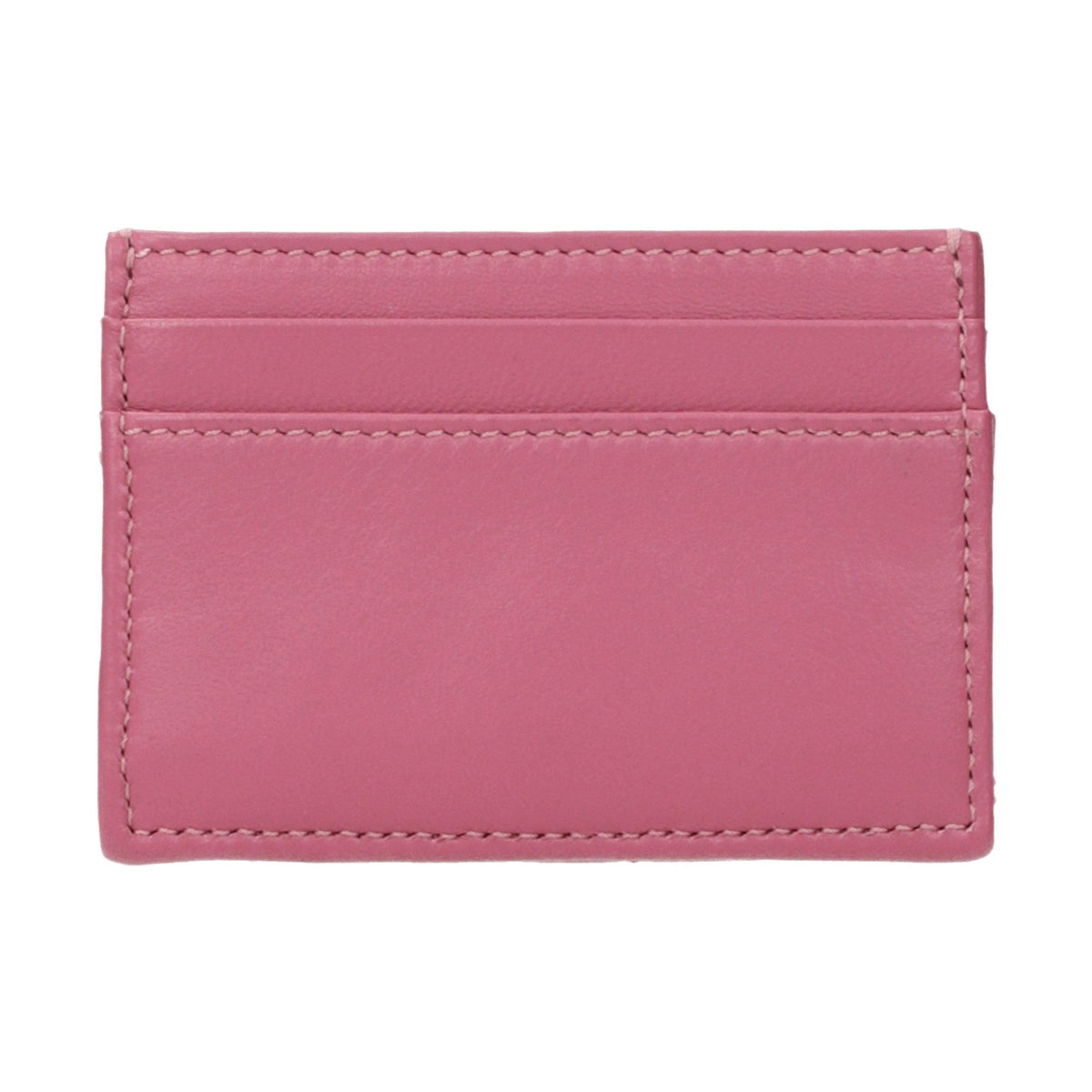 Pink Leather Cardholder