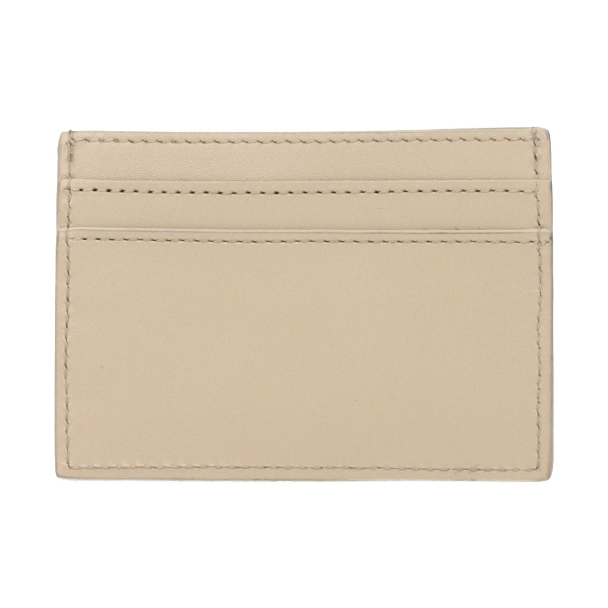 Beige Leather Cardholder