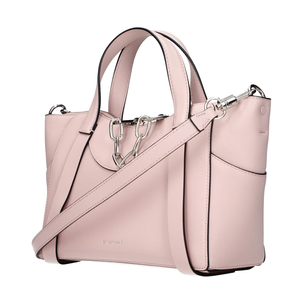 Pink Leather Handbag