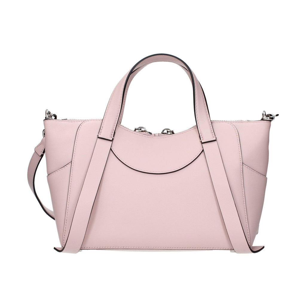 Pink Leather Handbag