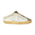 Beige Cowhide Low Top Sneakers