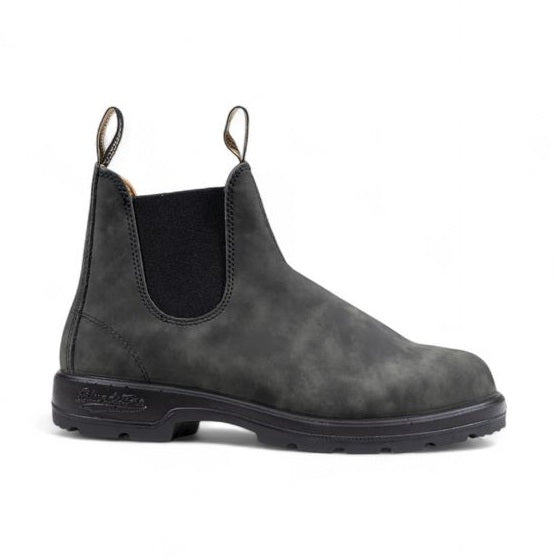 Black Leather Ankle Boots