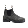 Black Leather Ankle Boots