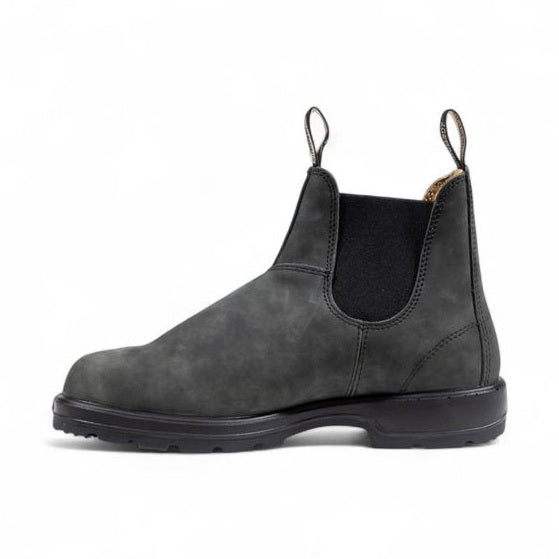Black Leather Ankle Boots
